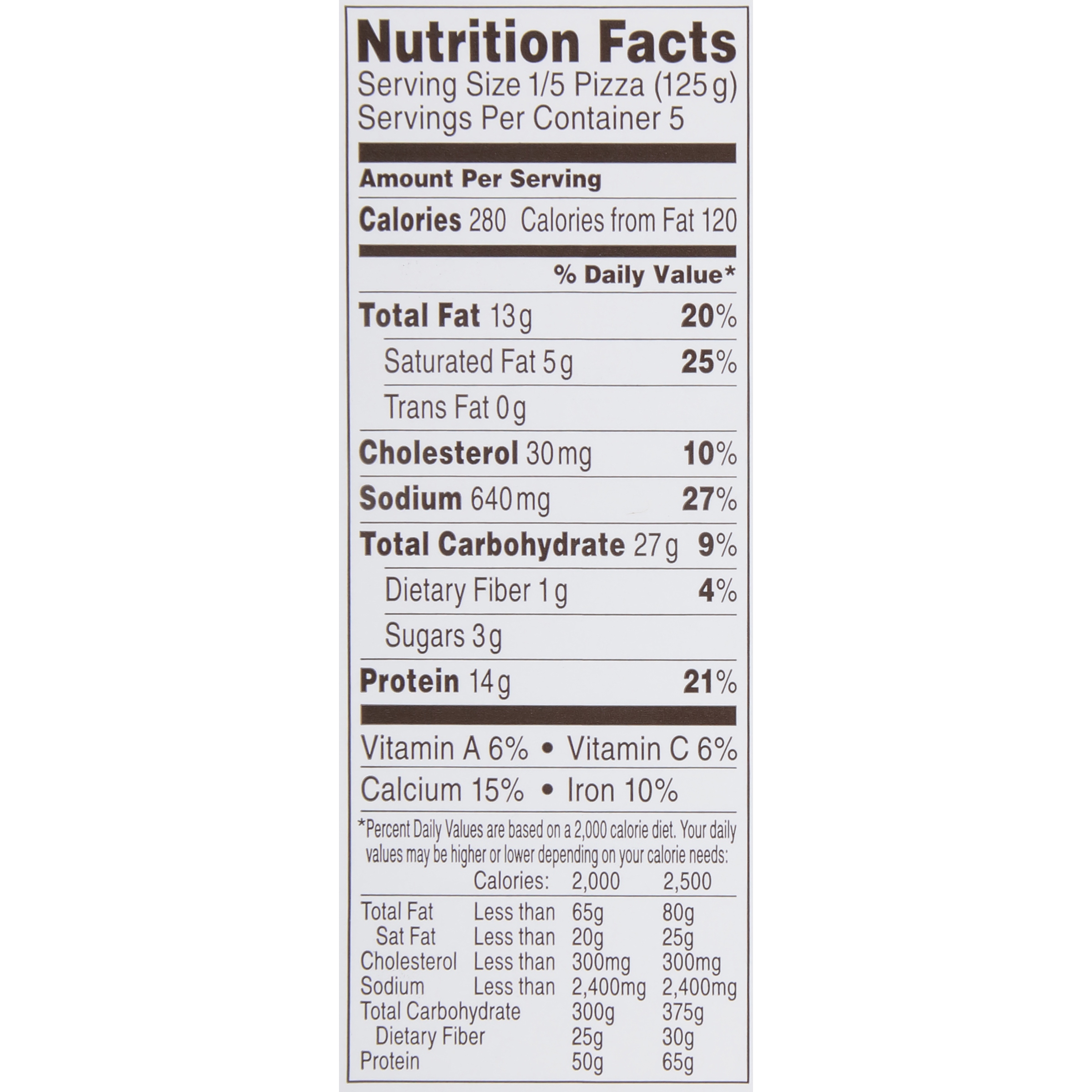 31 Nutrition Label For Pizza Labels Design Ideas 2020
