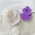 thumbnail image 1 of Valentine's Day Rose Aroma Candle Silicone Mold DIY Flower Diffuser Stone Handmade Soap Plaster Drip Mold Spring Home Decoration, 1 of 4