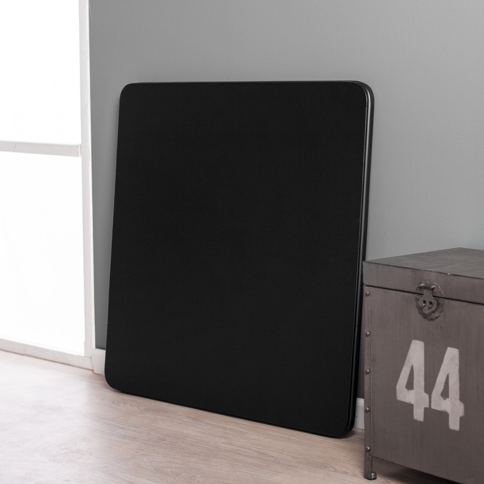 Meco 34 In Square Vinyl Folding Card Table Com