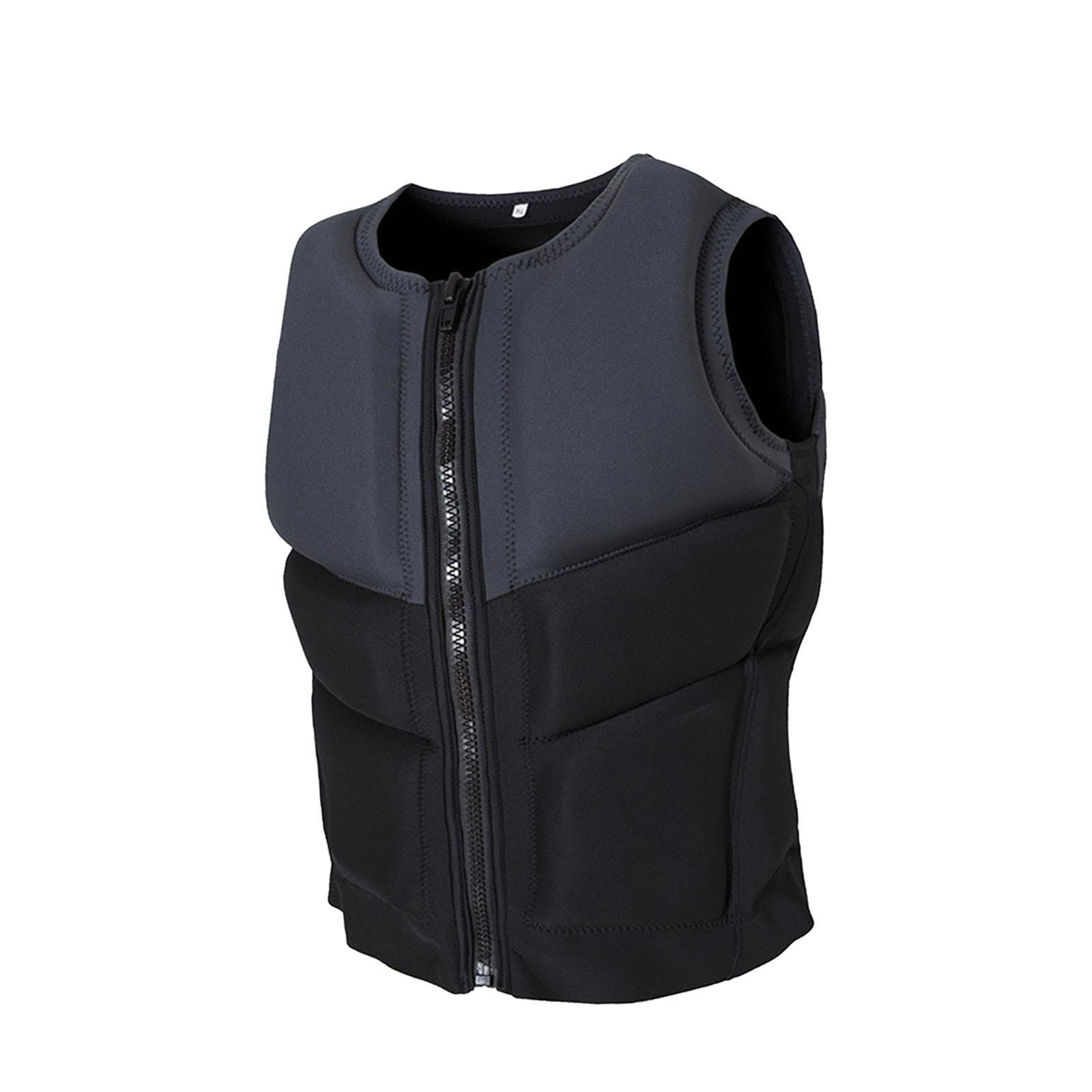 DimyFew Life Vest Waistcoat Compact Portable Multipurpose Boating Vest Water Sports Vest M