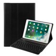 thumbnail image 1 of Compatible FT-1030 Bluetooth ABS Keyboard + Skin Texture Leather Case High quality Gift, 1 of 5