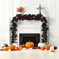 thumbnail image 4 of Halloween Pumpkin Garland 68 Inch Fall Leaf Decor For Mantle Staircase Porch Indoor Outdoor Autumn Thanksgiving Multicolor Party Decoration, 4 of 6