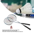 thumbnail image 4 of Badminton Rackets Set, Aluminum Alloy Lightweight Comfortable Grip Badminton Set Adult Primary Professional Badminton Racket for Outdoor Indoor Sports, 4 of 9