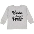 thumbnail image 3 of Inktastic Kinda Sweet, Kinda Savage Boys or Girls Long Sleeve Toddler T-Shirt, 3 of 5