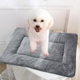 thumbnail image 4 of Alfombrilla gruesa de doble cara para mascotas con lados reversibles para estaciones frías y cálidas, almohadilla acolchada completamente lavable para gatos y perros, alfombrilla esponjosa y, 4 of 8