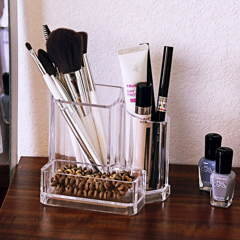 BE-TOOL Acrylic Clear Pencil Holder Make-up Brush Holder for