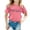 Pink1, variant on Suilloe Toddler Girls Tee Tops Shell Starfish Printing Crewneck Short Sleeve Top Casual Wear Trendy Loose Kids Girls Summer Tee Tops,3 -4 Years