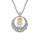 thumbnail image 1 of Comida de la serpiente pollo frito Taiwan Collares Colgante Retro Moon Stars Jewelry Unbranded M, 1 of 3