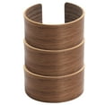 thumbnail image 6 of SEWCHICS Coffee Sleeves Reusable Heat Resistant Walnut Wood Light Brown 3Pcs 2.75X2.75X1.18in, 6 of 8