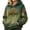 Army Green, variant on St Patricks Day Hoodie for Women, 3D Print Shamrock & Celtic Knot Pattern Pullover St Patricks Day Shirt Sweatshirt with Front Pocket