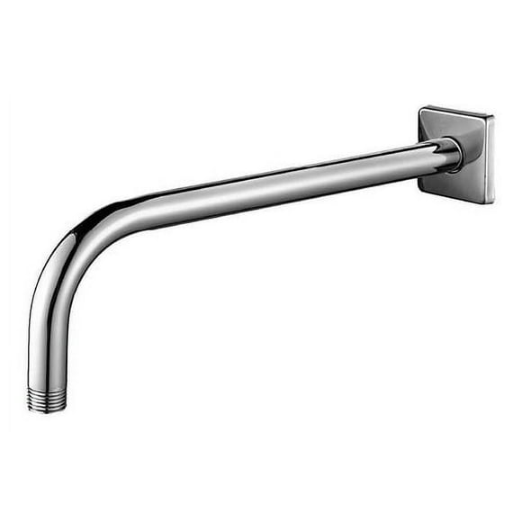 Brazo Regadera Dica Chapeton Cuadrado A. Inox 40 Cm 4552brc