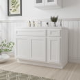 thumbnail image 2 of 42 in. W x 21 in. D x 32.5 in. H Bath Vanity Cabinet without Top in White, 2 of 5