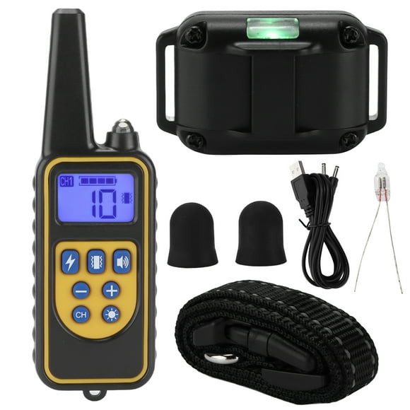 Pet Training Collar Waterproof Rechargeable Remote Control Electric Dog Vibration Collar