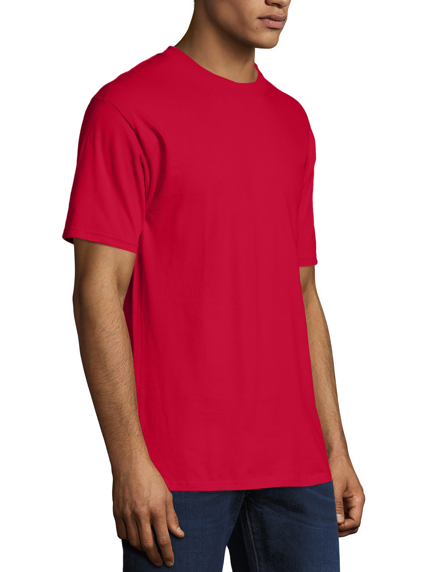 Hanes Big Men's Beefy Heavyweight Short Sleeve T-shirt - Tall Sizes, Up To Size 4XT - image 3 of 7
