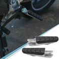 thumbnail image 3 of Unique Bargains 2Pcs Aluminum Alloy Black Rubber Non-slip Motorcycle Front Foot Pedal for BMW, 3 of 3