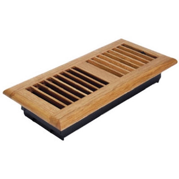 Imperial Manufacturing RG2194 4 x 10 in. Oak Louvered Floor Register