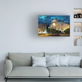 thumbnail image 2 of Canvas Wall Art - Pedro Gavidia 'Odessa Ukraine Opera and Ballet Theater Night' Wall Art for Living Room, Bedroom, or Office DÃ©cor by Trademark Fine Art - 19 x 12 Inches, 2 of 4