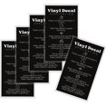 thumbnail image 4 of Vinyl Decal Application Instruction Cards  50 Pack  2x3.5 inches Business Card  Vinyl Decal Supplies  Black and White Design, 4 of 7