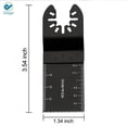 thumbnail image 4 of Deago 5 Metal Wood Oscillating Tool Saw Blades Professional Universal Quick Release Durable Multitool Blades Oscillating Multitool Kit Set, 4 of 10