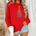 thumbnail image 2 of My Items Talove Long Sleeve Shirts for Women Graphic Printed Sweatshirt Fall Fashion Must Haves Pullover Y2k Aesthetic Womens Tops Trendy Fall 2025 Christmas Shirts, 2 of 6