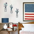 thumbnail image 2 of Pigort Rustic Farmhouse Style Flower Wall Sculptures (3 Count), 2 of 16