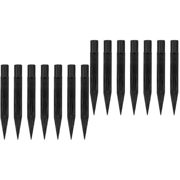 WRISTBIQUE Solar Light Stakes Black for Outdoor Decor - Easy Installation, Waterproof, and Sturdy