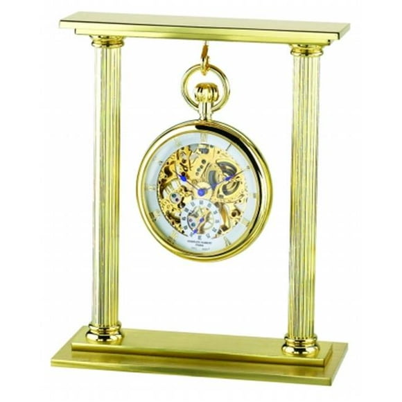 Charles-Hubert- Paris Gold-Plated Pocket Watch Stand #