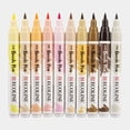 Ecoline Brush Pen Set Of 10, Skin Colors - Liquid Watercolor Brush Pens For Drawing, Sketching & Coloring