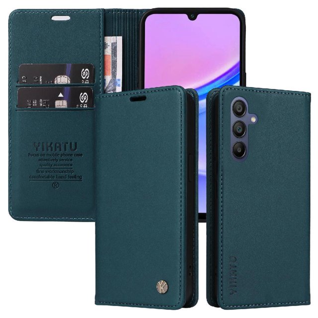 Funda para Samsung Galaxy A16 Estuche de Cuero PU Tipo Cartera con Ranuras para Tarjetas y Cierre Magnético