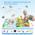 thumbnail image 2 of Alfombrilla musical Foki 3 en 1 con tambor de piano para 1 a 5 años, 2 of 7
