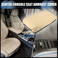 thumbnail image 2 of Unique Bargains Armrest Protector Cover Pad Replacement for BMW X3 2011 2012 2023 Neoprene Fabric Brown, 2 of 6