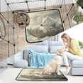 thumbnail image 7 of Qxltty White Alaskan Dog Cat litter Pads Pet Set of 3 Diaper Mats Center Anti-leakage Layer Absorbent Soft and Comfortable, 7 of 7
