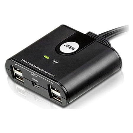 UPC: 0672792003790 | ATEN US224 2 x 4 USB 2.0 Peripheral Sharing Switch