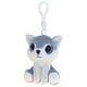 thumbnail image 1 of Dollibu Puzzled Wolf Plush Big Eyes Accesorio de juguetes de peluche decorativo, 1 of 3