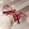 thumbnail image 5 of Luxury Brand Design Vintage Rimless Rhinestone Sunglasses Women Men Fashion Sun Glasses Oversized Sunscreen Shades, 5 of 5