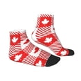 thumbnail image 3 of Bingfone Maple Leaves1 Design Patterned Men'S Women'S Casual Cotton Socks, 3 of 9