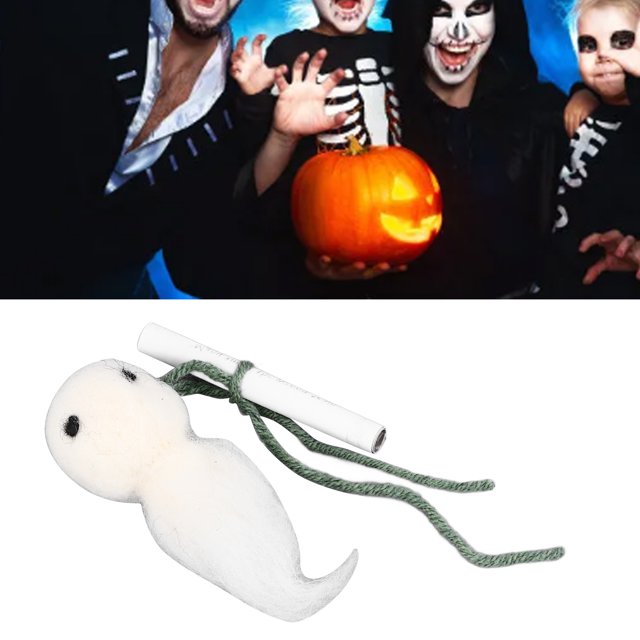 Decoración De Fantasmas De Halloween, Mini Muñeca Fantasma De Fibra Espeluznante De Algodón Decorativa Ligera Hecha A Mano Con Pergamino Inglés Para Jardín Para Fiesta