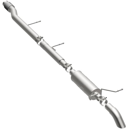 MagnaFlow 14 Chev Silverado V8 5.3L CC/EC Cab Turn Down in Front of Rr Tire SS Catback Perf Exhaust Fits select: 2014-2018 CHEVROLET SILVERADO, 2014-2018 GMC SIERRA