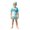 Q45 Multicolour, variant on Tfken Boys Swimwear For Summer 2 Piece Print Crew Neck Short Sleeve Tops With Trunks Set Beach Swimsuit Trendy Comfortable Bathing Suit White Size 9-10 Years