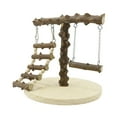 thumbnail image 4 of Columpio de juguete, soporte de percha para pájaros, de juegos, parque infantil para pájaros de mascotas para pinzones de periquitos Yinane puesto de juego de pájaros, 4 of 8