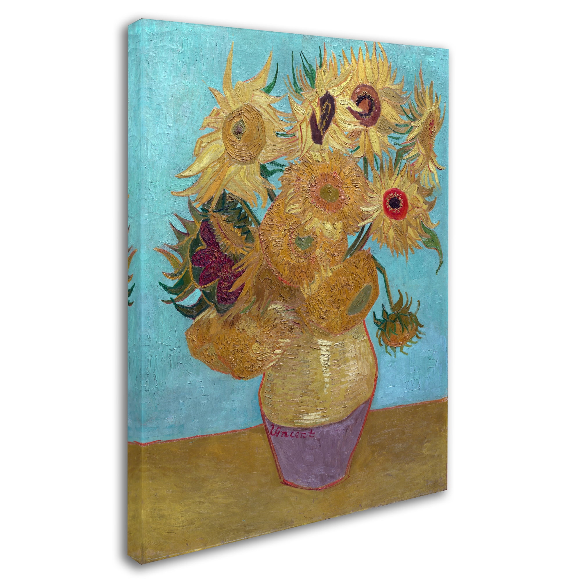 Trademark Fine Art 'Sunflowers' Canvas Art by Van Gogh
