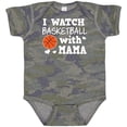thumbnail image 3 of Inktastic I Watch Basketball with Mama Boys Baby Bodysuit, 3 of 5