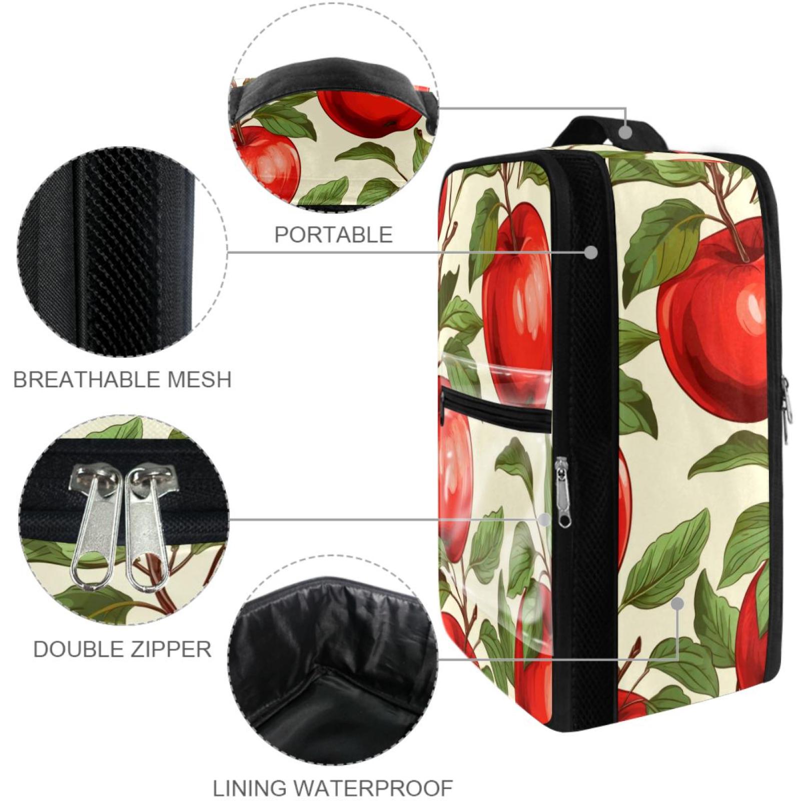 Fruit Polyester Shoe Organizer Box - Convenient Storage Solution for Shoes - 23x31cm/9x12in Size