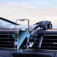 thumbnail image 3 of Tholdsy Soporte de teléfono para coche Soporte de montaje en parabrisas Soporte de brazo largo Rotación de 360 ​​​​grados Ventilación de aire Teléfono y Comunicación, 3 of 6