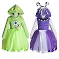 thumbnail image 2 of Disfraz de Sulley de la Universidad de Monstruos Verdes Disfraz de monstruo Mike Disfraz de Halloween de Monsters Inc. Disfraz de Boo para niño pequeño Vestido con tutú, 2 of 5