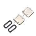 thumbnail image 1 of Conector de enchufe tipo C, placa de hundimiento 24P, 1,4 IPX7, enchufe hembra impermeable con anillos impermeables, 2 uds., 1 of 8