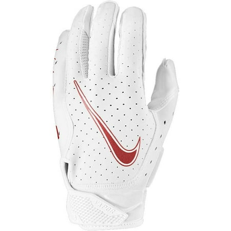 Image of BRAND NEW 2020 Nike Vapor Jet 6.0 Receiver Gloves - ADULT & YOUTH SIZES COLORS (S ADULT - WHITE/WHITE/UNIVERSITY RED ADULT)