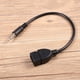 thumbnail image 5 of Adaptador de cable auxiliar auxiliar de 3,5 mm A USB, conector auxiliar de audio macho de 3,5 mm cable de la sola, 5 of 7