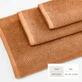 thumbnail image 4 of Great Bay Home Quick Dry Loop Textured 2-Pack Extra Large Bath Sheet Set, 35” x 68”, Clay, 4 of 6