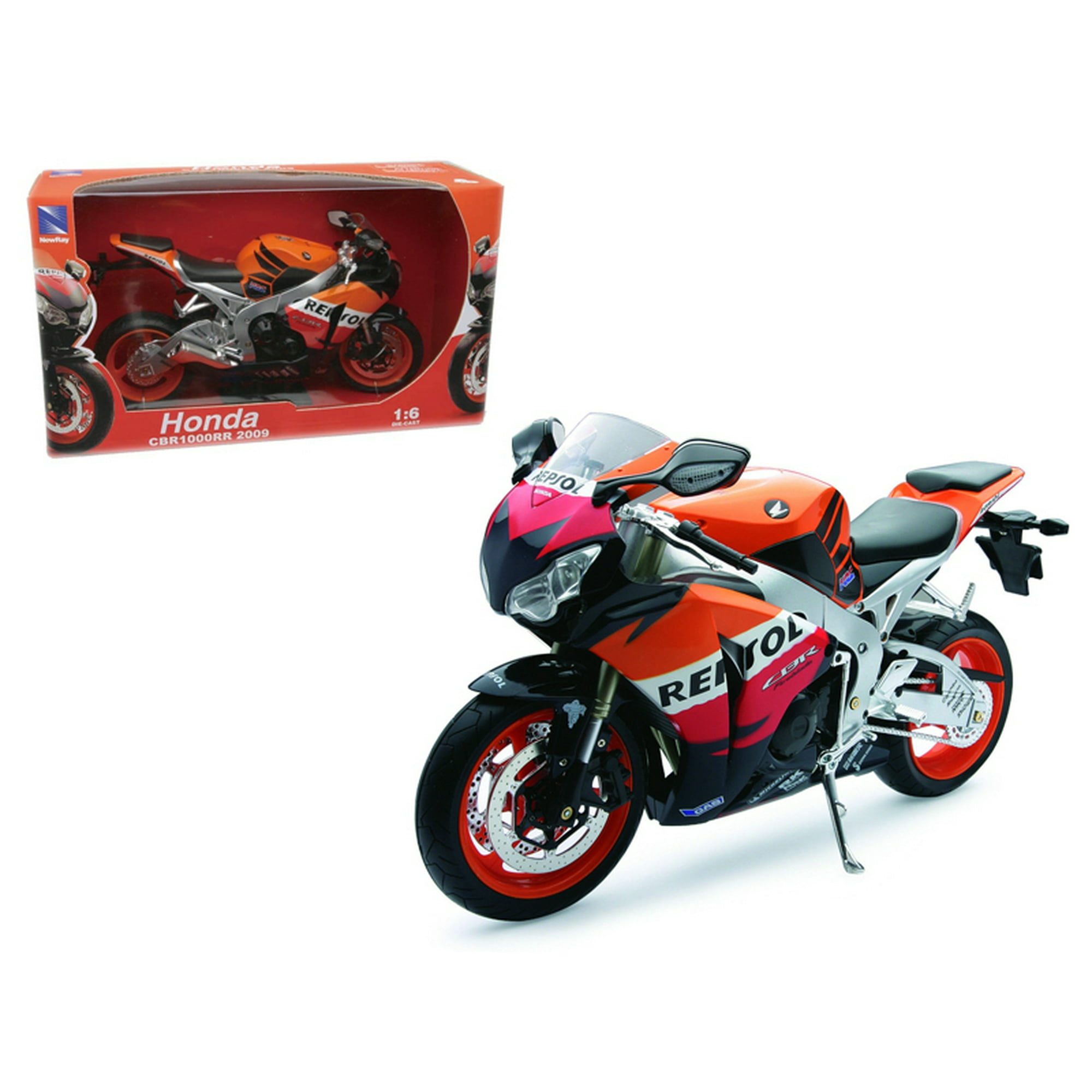 ホンダCBR1000 RR 1/6プラモデル New Ray 2009 Honda CBR1000RR Repsol Motorcycle 1/6 Diecast Model